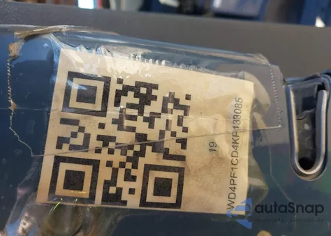 2019 Mercedes-Benz Sprinter 2500 High Roof V6 z USA, uszkodzony, nr VIN WD4PF1CD4KP133085